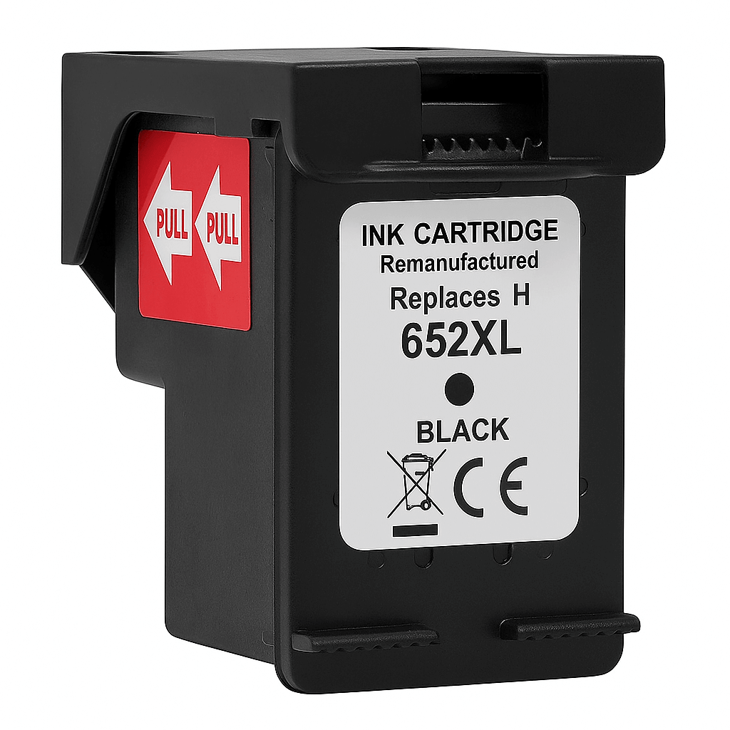 Cartus compatibil HP 652XL black (F6V25AE)