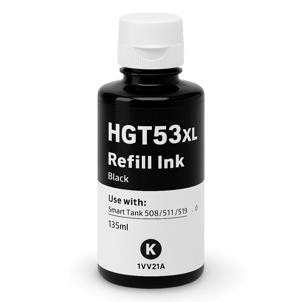 Cerneala compatibila HP GT51XL/GT53XL, 1VV21AE, Black, 135ml