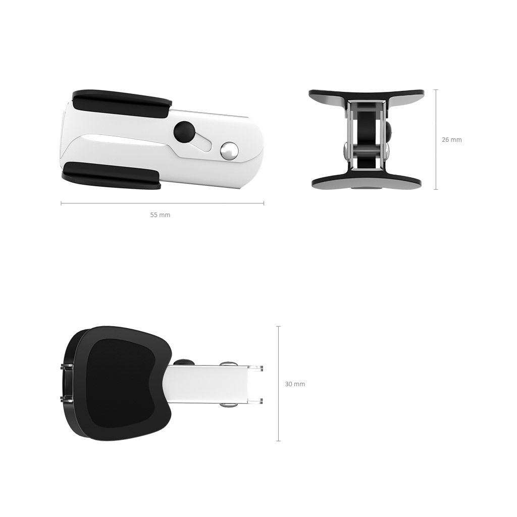 Decapsator ErichKrause Easy Pull negru cu auto-lock