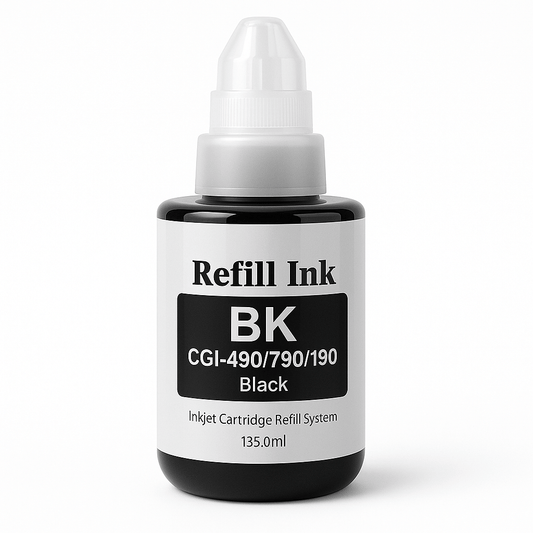 Flacon cerneala compatibil Canon GI-490 / GI-590 / GI-790 Black