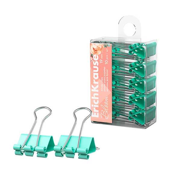 Set 10 clipsuri ErichKrause Pastel Bloom 19 mm