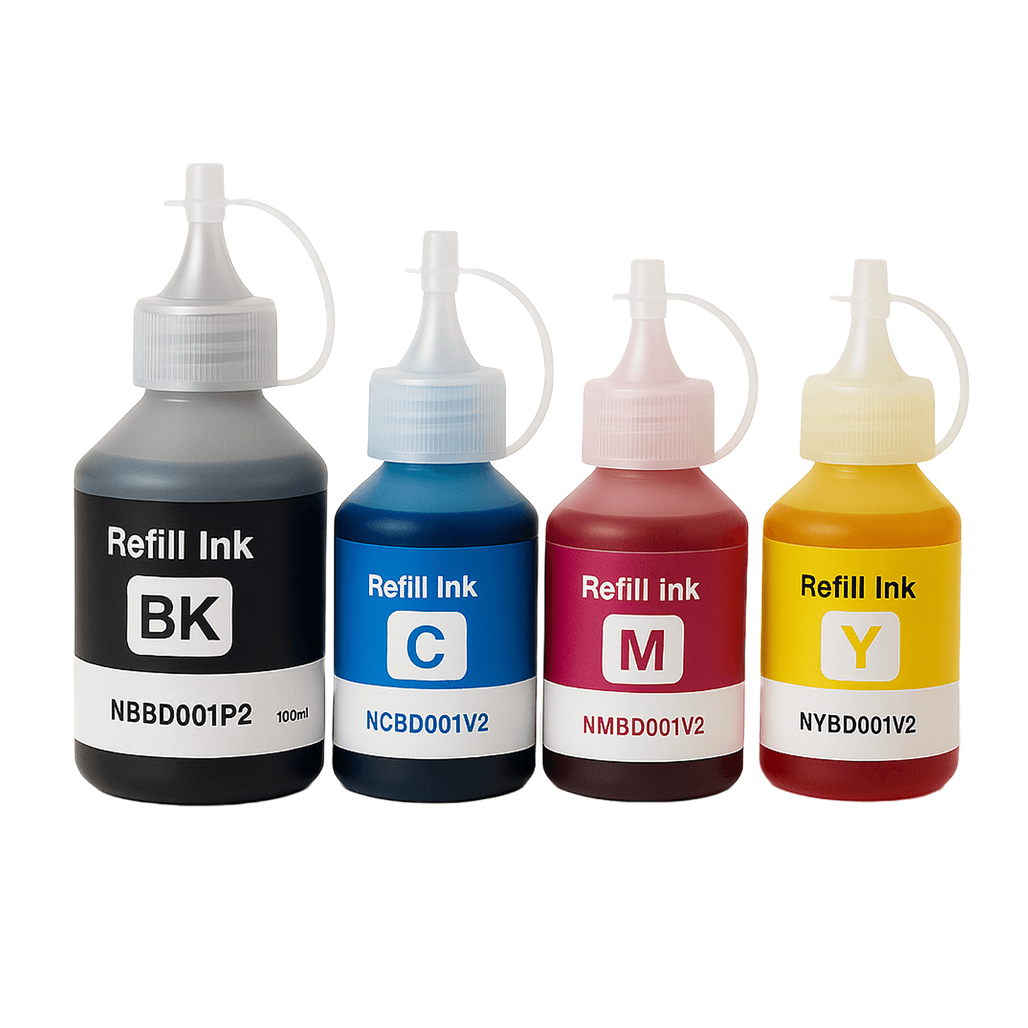 Set 4 flacoane cerneala, compatibila BT6000BK BT5000C BT5000M BT5000Y