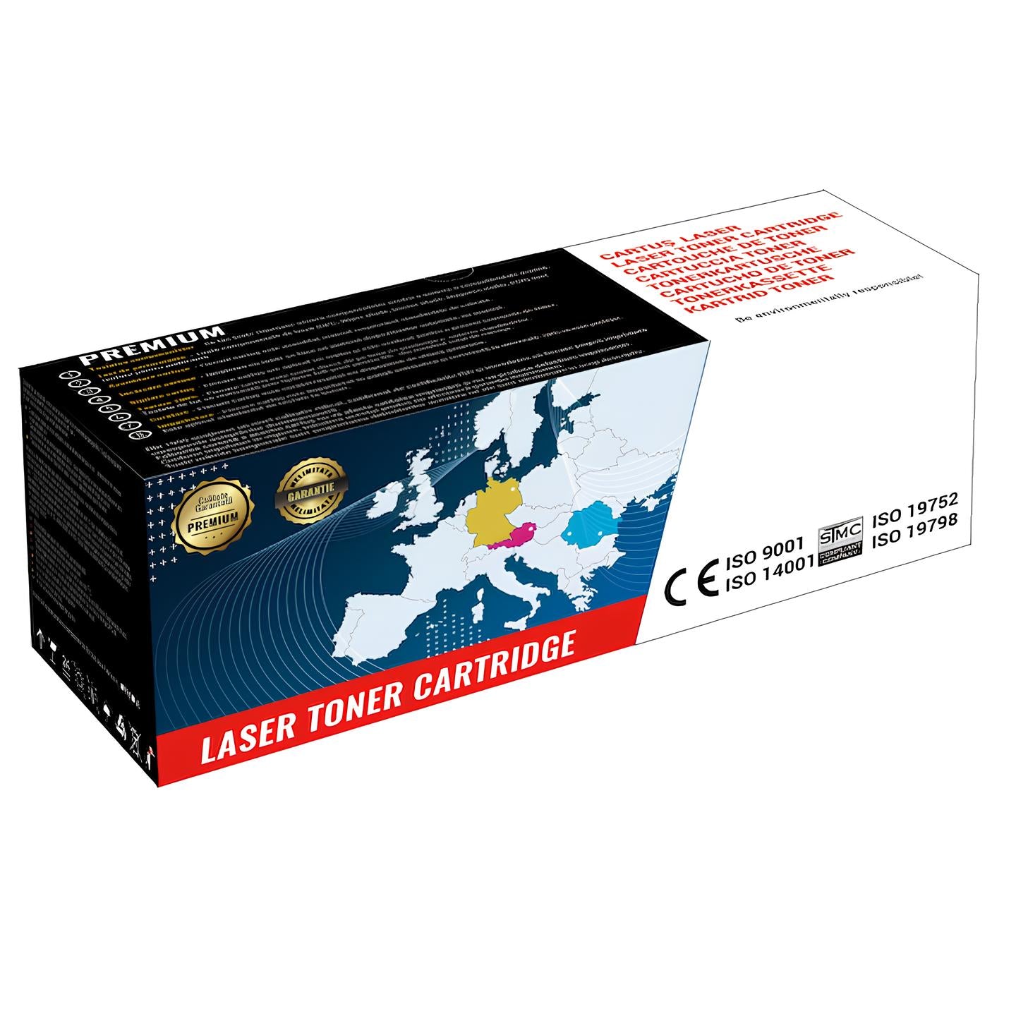 Toner compatibil OKI B432 (45807106) negru, 7.000 pagini, Euro Print