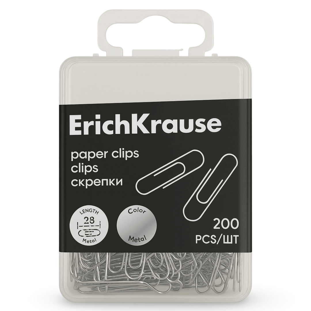 Agrafe Birou Erichkrause 28mm 200 Bucati