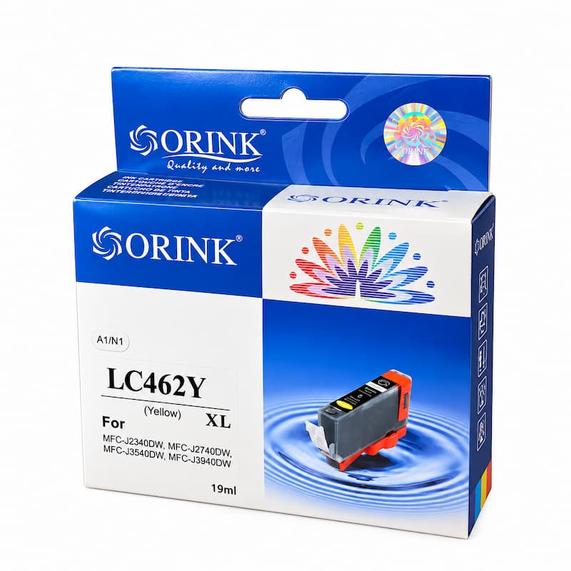 Cutie cartuș cerneală Orink compatibil Brother LC462XL magenta, 1.500 pagini, pentru MFC-J2340DW, MFC-J3540DW, MFC-J3940DW
