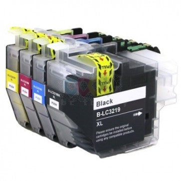 Set 4 cartuse compatibilLE BROTHER LC3219XL