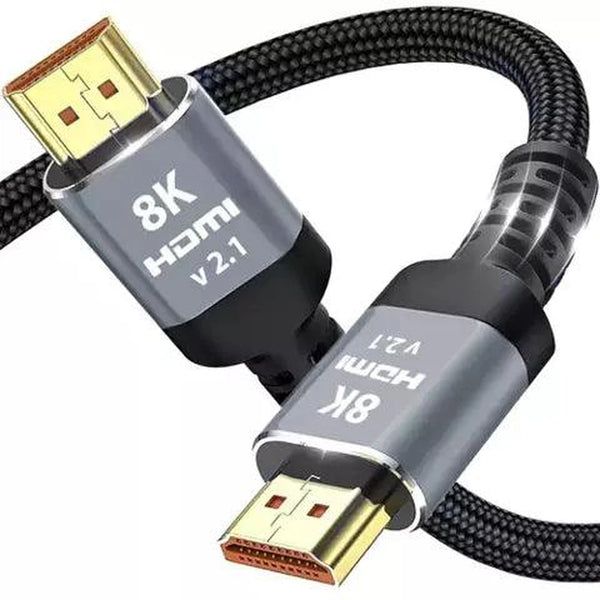 Cablu HDMI 2.1 8k 60Hz / 4k 120Hz, negru, 200cm
