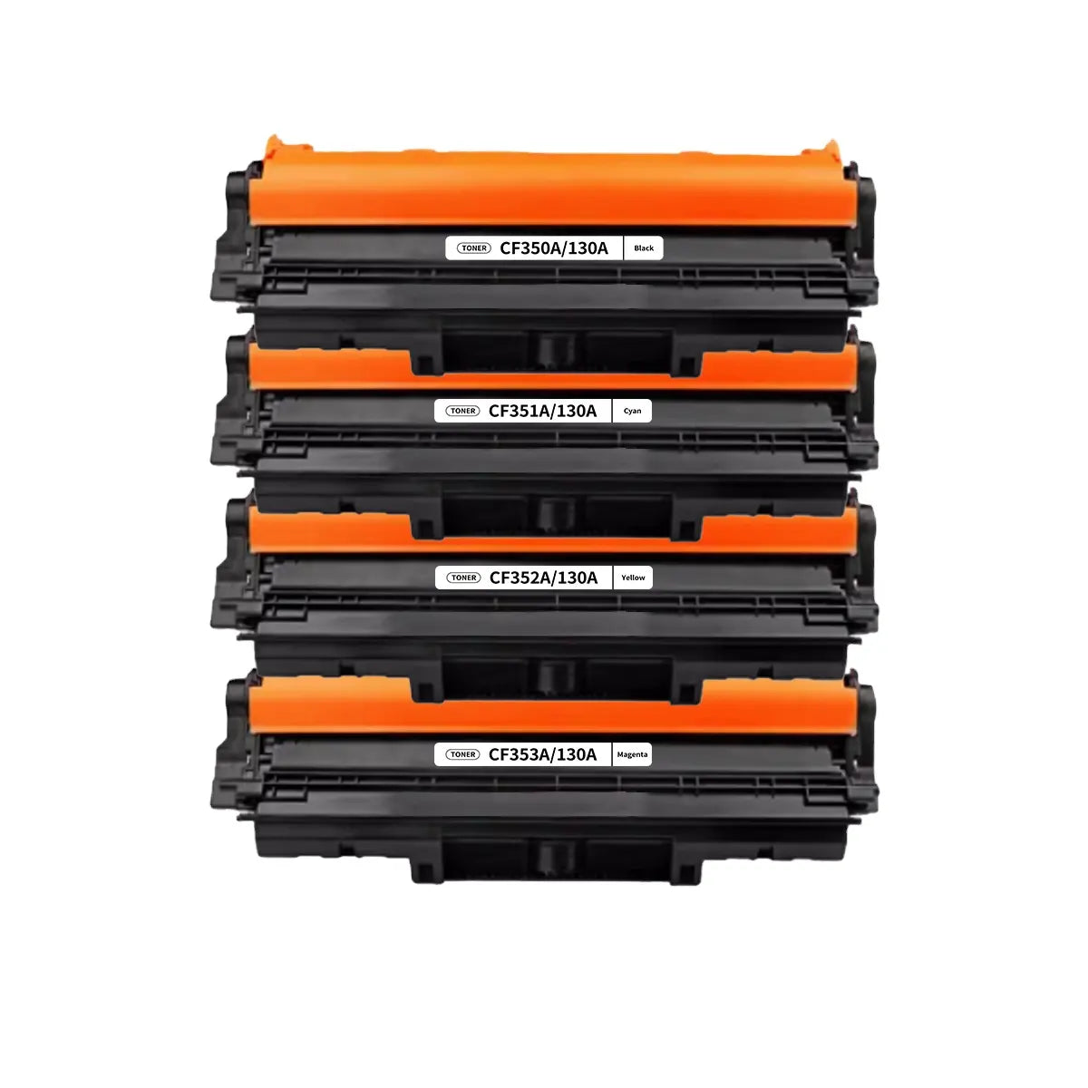 Set 4 tonere compatibile HP CF350A (CE310A), CF351A (CE311A), CF352A (CE312A), CF353A (CE313A), Canon CRG729