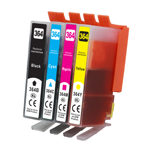 Set 4 cartuse compatibile HP 364XL