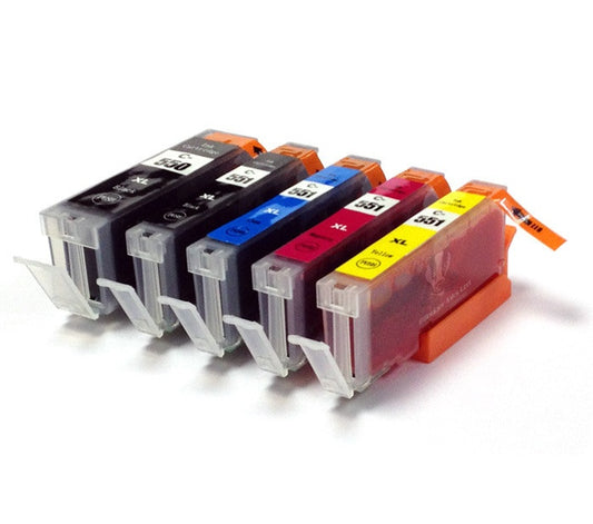 Set 5 Cartuse Compatibile Canon PGI-550XL-CLI-551XL