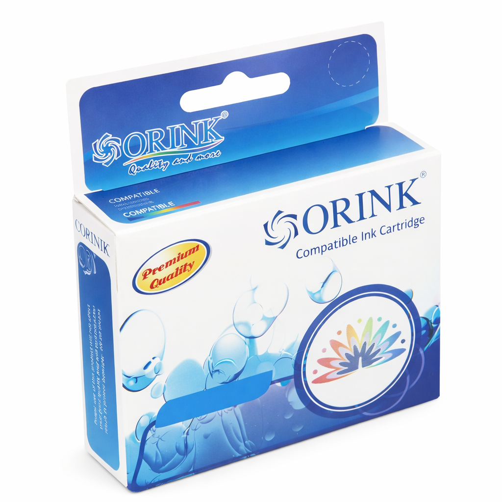 Cartus Orink compatibil HP 301XL negru (CH563EE), 18 ml, 480 pagini