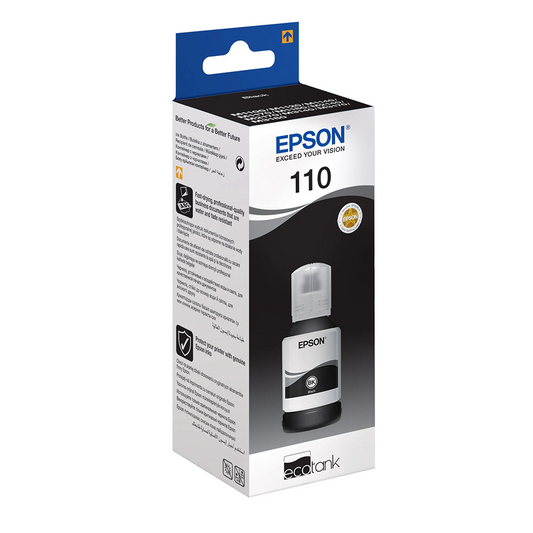 Cerneala originala EPSON 110 EcoTank C13T03P14A (T03P14A), negru