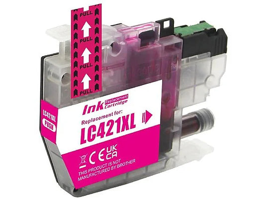 Cartus cerneala compatibil Brother LC-421XL, magenta, 500 pagini