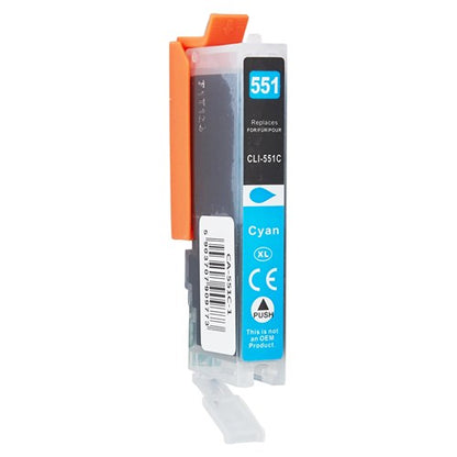 Cartus compatibil Canon CL-551XL Cyan