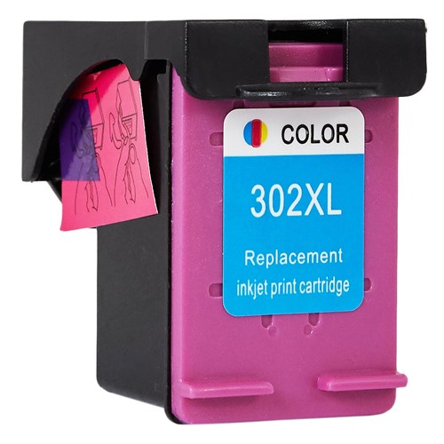 Cartus compatibil HP 302XL (F6U67AE) color, 18ml, 330 pagini pentru HP Envy, HP Deskjet