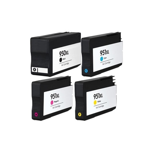 Set 4 cartuse compatibile HP 950XL Black/951XL C,M,Y