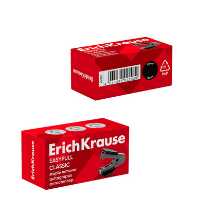 Decapsator ErichKrause Easy Pull negru cu auto-lock