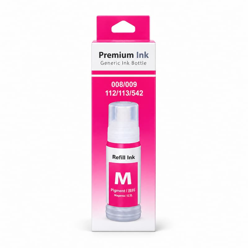 Ambalaj flacon cerneală compatibil Epson 112 / 113 magenta (C13T06C34A), 70 ml, 6.000 pagini
