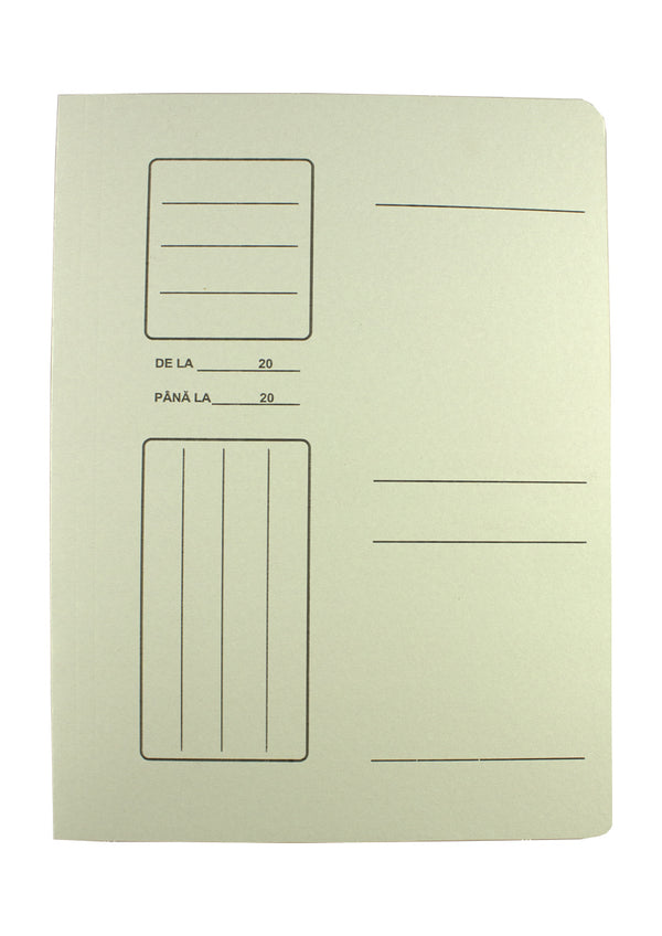 Dosar plic carton alb 230 gr/mp EVOffice