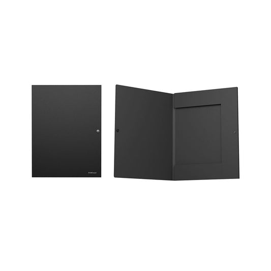 Mapa tip dosar plic A4 cu capsa ErichKrause 8 mm, negru texturat