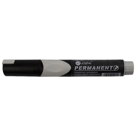 Permanent marker cu grip,  varf rotund