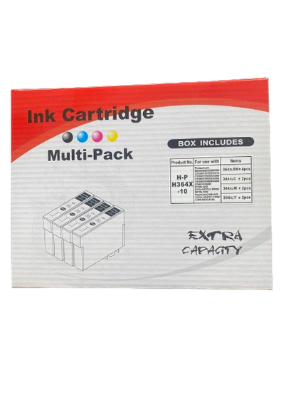 Set 10 cartuse compatibile HP 364XL 4x Black, 2x Cyan, Magenta, Yellow