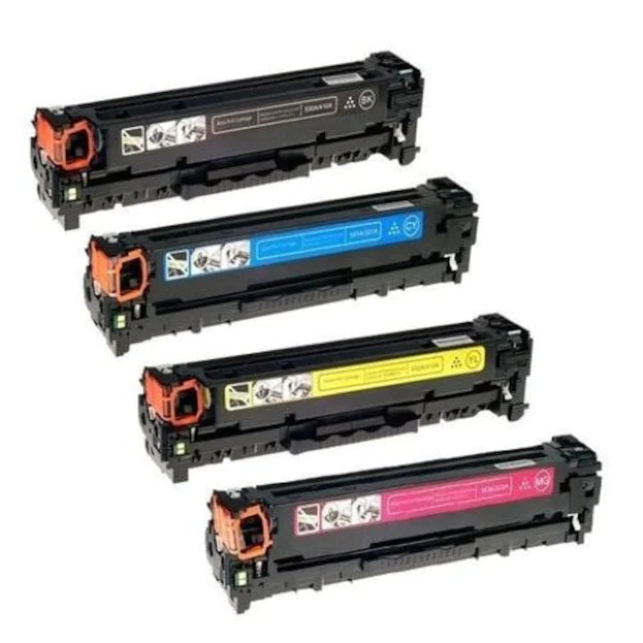 Set 4 tonere compatibile HP CB540A/CE320A/CF210X, Canon CRG716