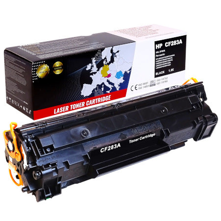 Cartus toner compatibil HP CF283A, 83A, 1.500 pagini, black pentru HP LaserJet Pro